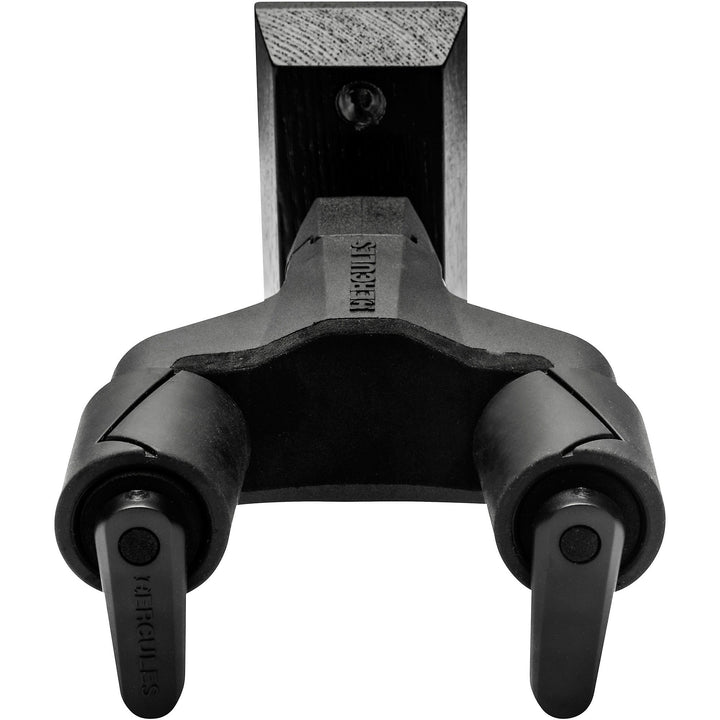 Hercules GSP38WBBKPLUS Black ABS Wall Mount Guitar Hanger with Auto Grip System 4