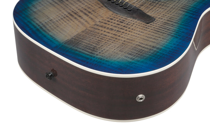 Ibanez ALT50FABDB Acoustic Electric Guitar - Blue Doom Burst High Gloss 4