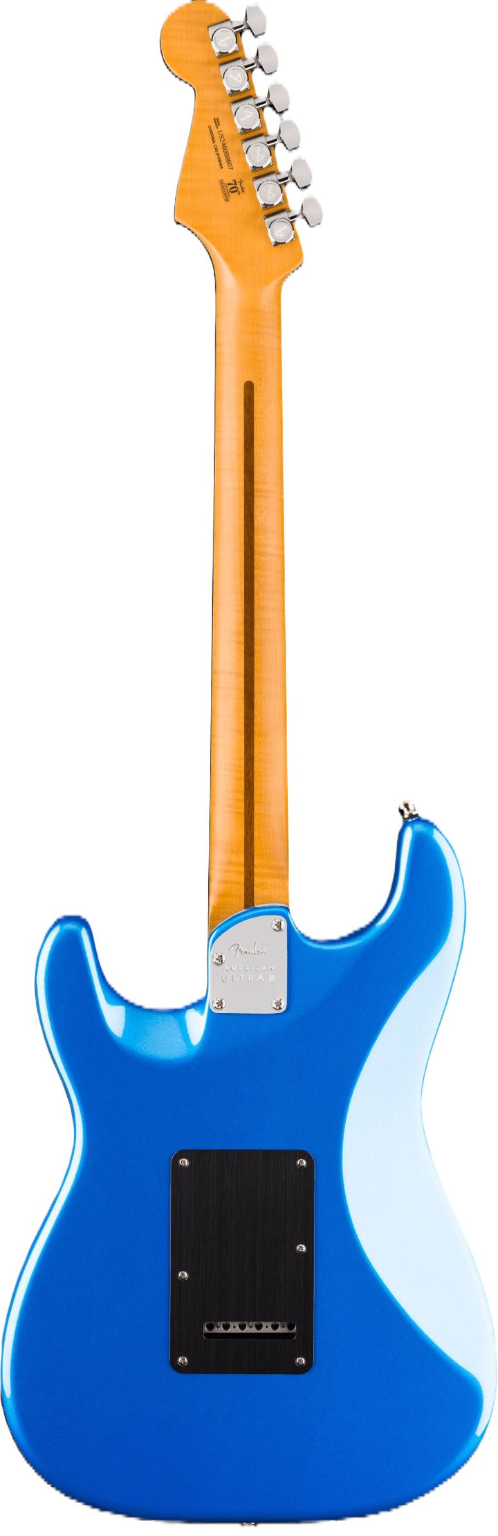 Fender American Ultra II Stratocaster HSS Electric Guitar - Noble Blue 4