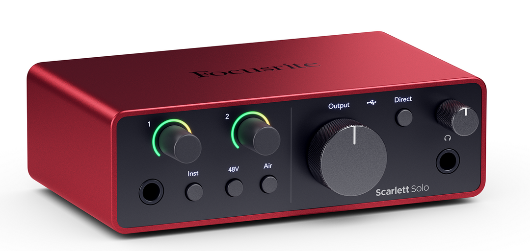 Focusrite Scarlett Solo Studio 4th Gen Recording Bundle 5