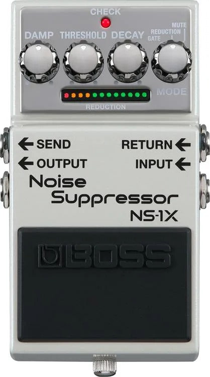 Boss NS-1X Noise Suppressor Effects Pedal - White
