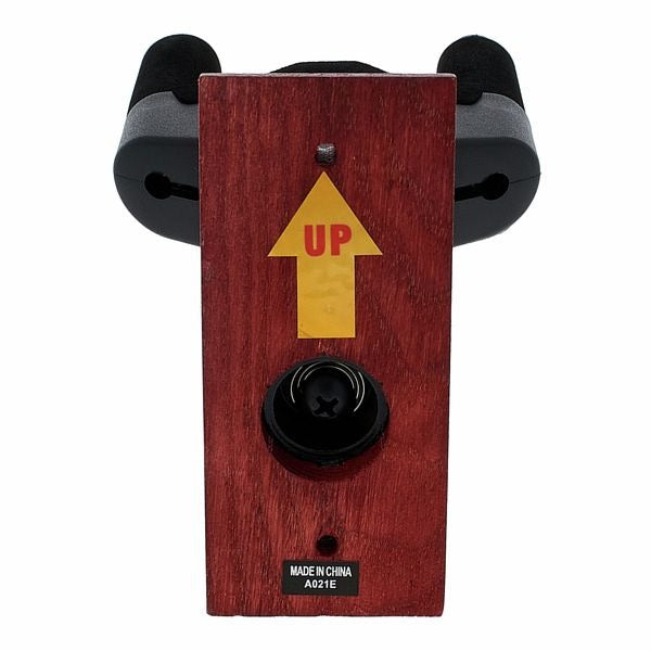 Hercules GSP38WBR PLUS Wall Mount Guitar Hanger - Dark Red Stain