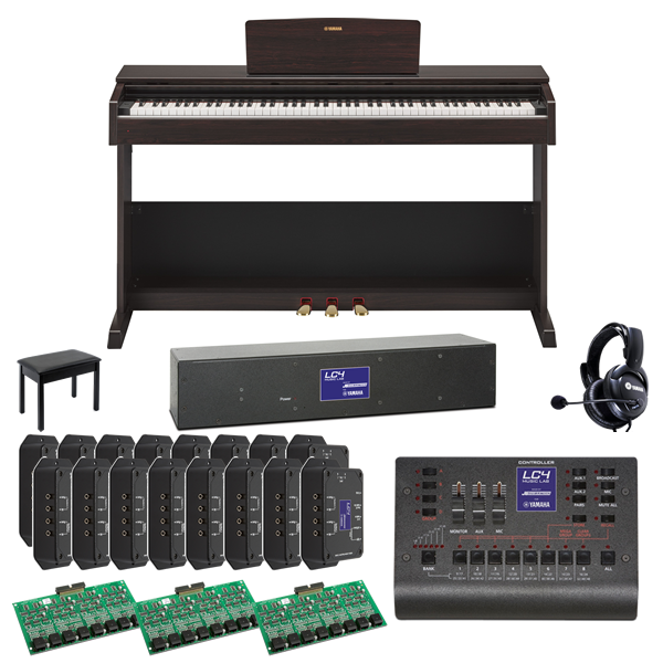 Yamaha LC4 Basic Music Lab for 32 Students and 1 Teacher with Yamaha YDP-105R Digital Pianos