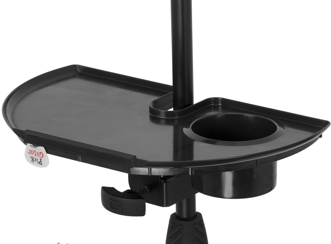 Gator Mic Stand Accessory Tray with Drink Holder