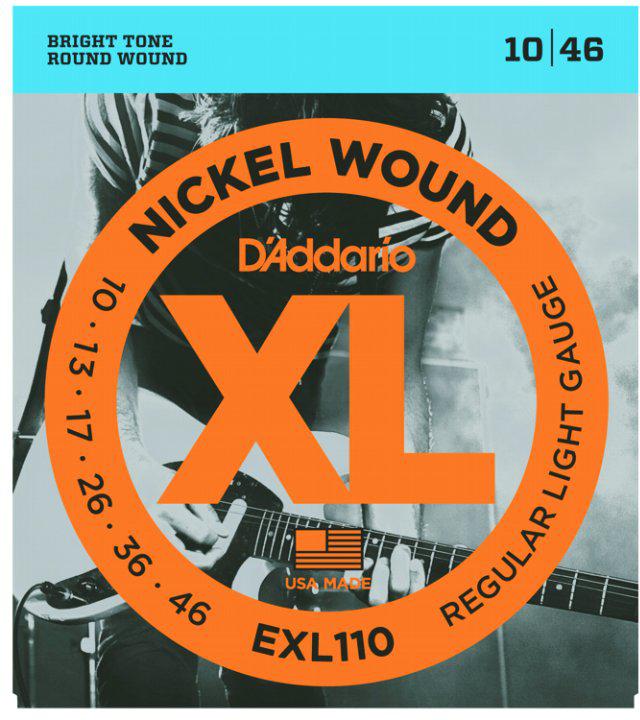 D'Addario EXL110 Nickel Light Electric Guitar Strings