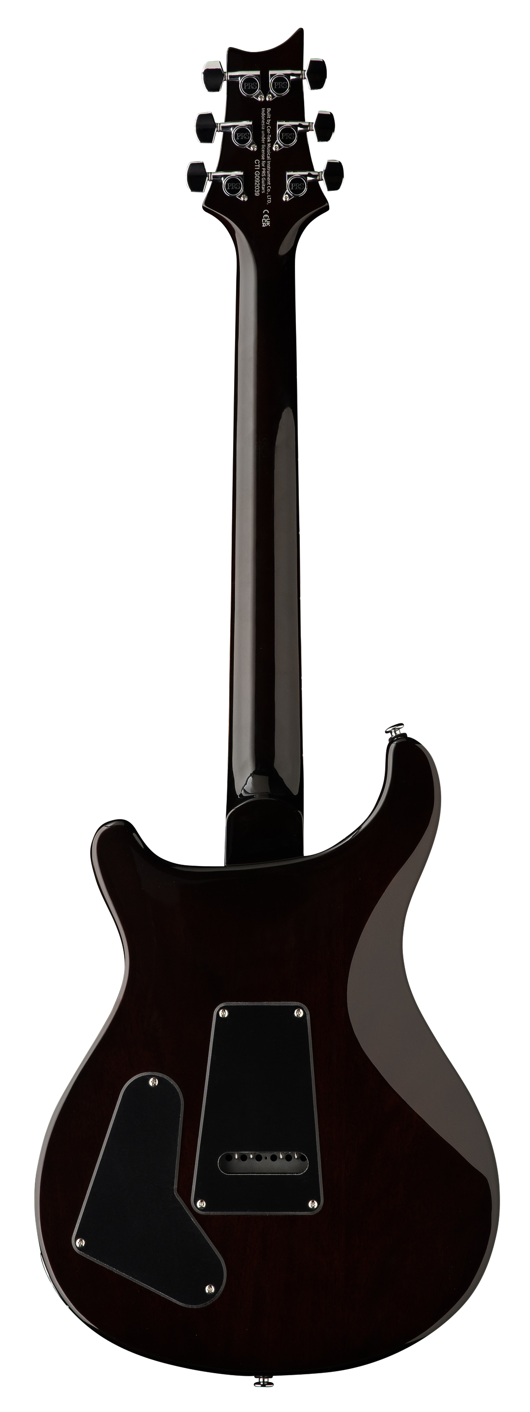 PRS SE Studio Electric Guitar - Orange Tiger Smokeburst 5