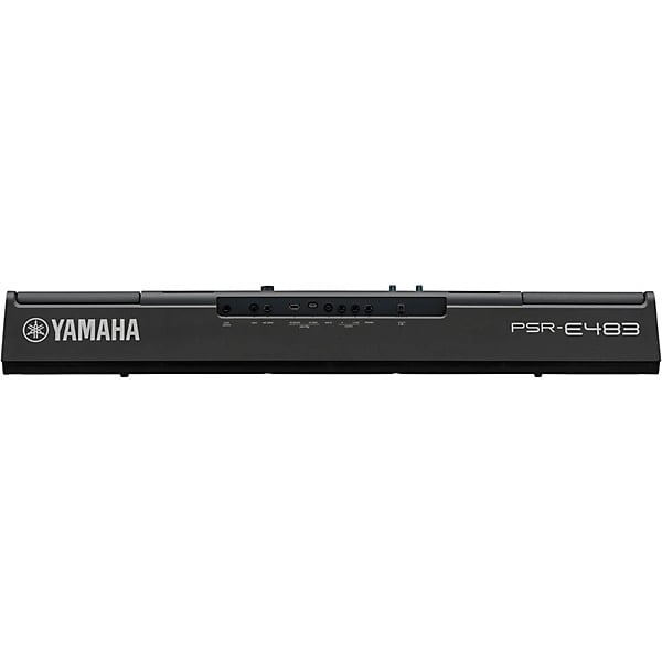 Yamaha PSR-E483 61 Key Portable Keyboard - Black