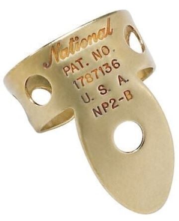 National NP2B-12 Finger Picks - Brass (12 Pack)