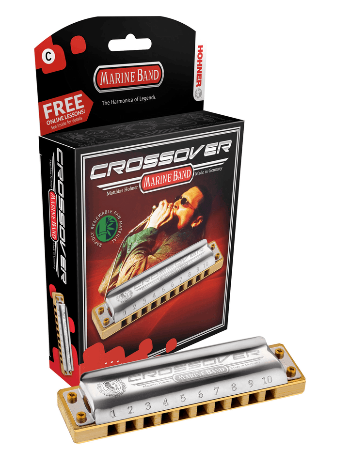 Hohner Marine Band Crossover Harp Key of A