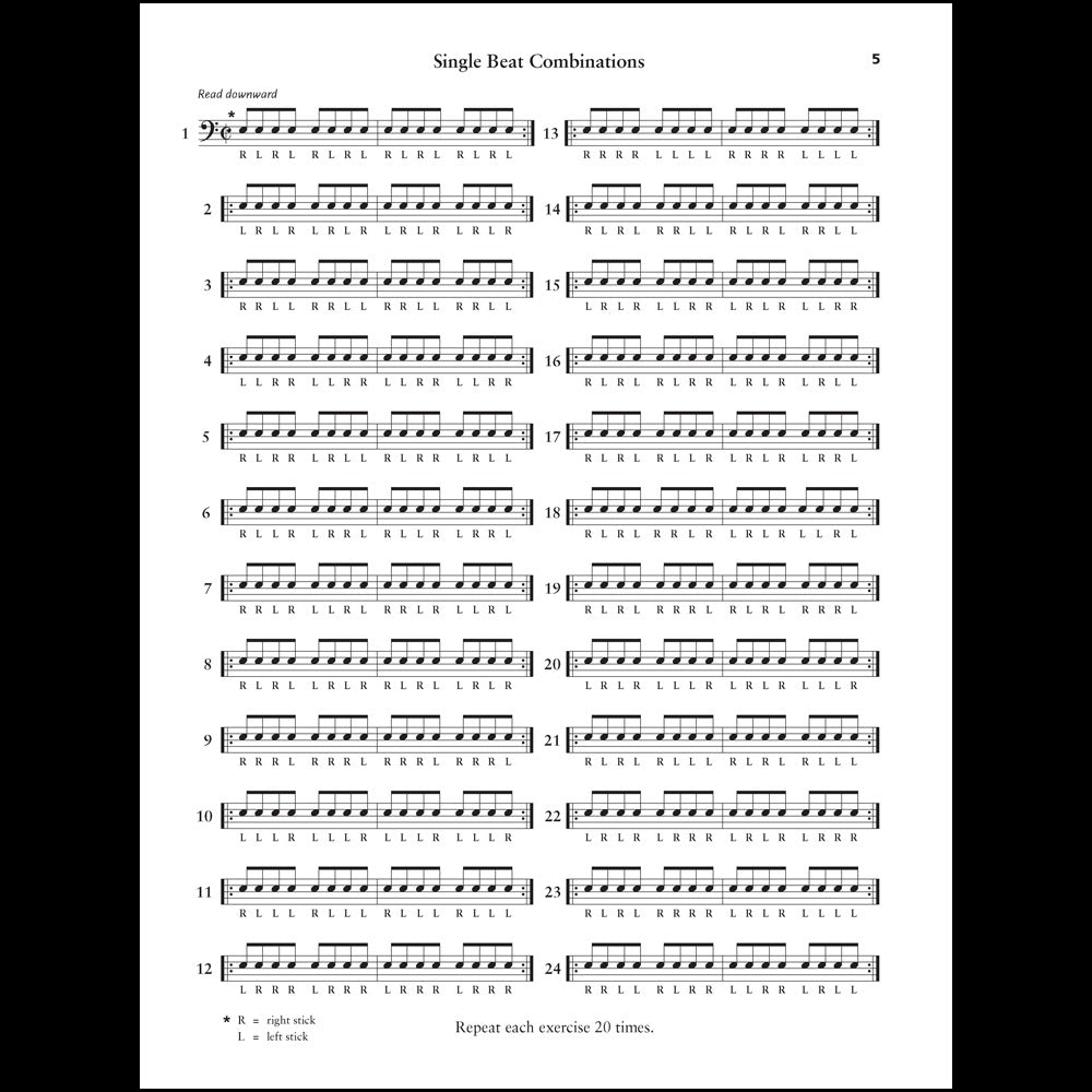 Alfred Stick Control - For The Snare Drummer