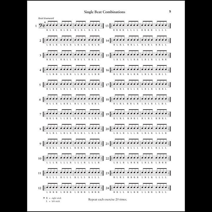 Alfred Stick Control - For The Snare Drummer