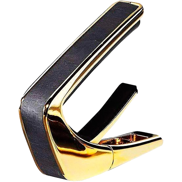 Thalia Exotic Series Capo - 24K Gold Finish with Ebony Inked Inlay