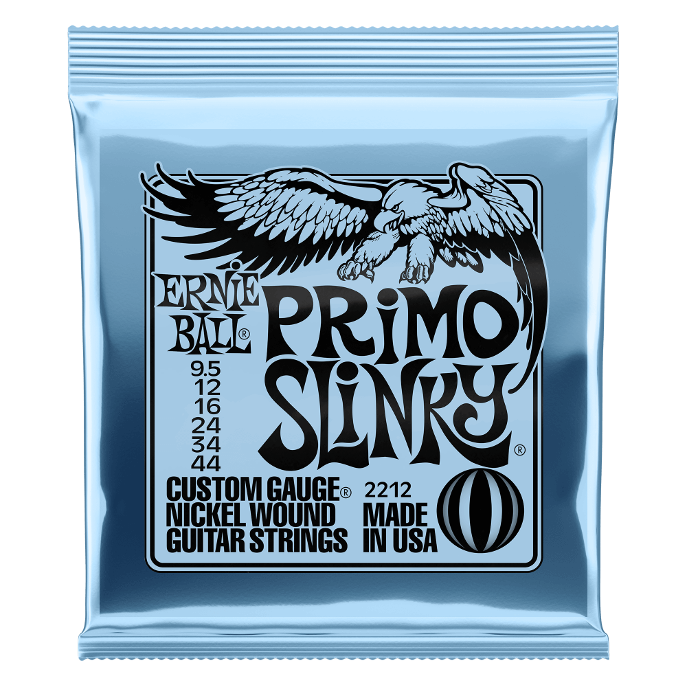 Ernie Ball 2212 Primo Slinky NW Electric Guitar Strings (9.5-44)