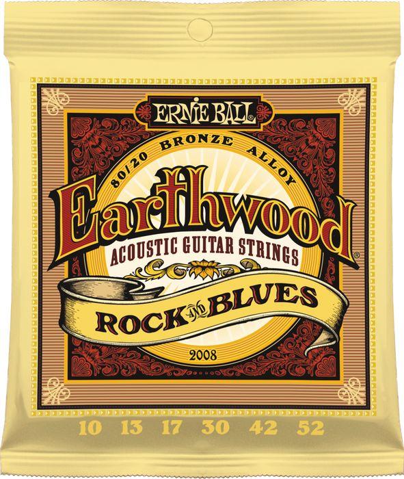 Ernie Ball 2008 80/20 Earthwood Rock & Blues (10-52)