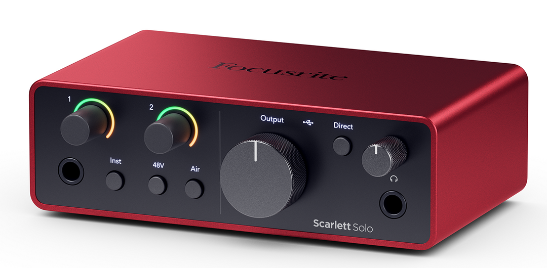 Focusrite Scarlett Solo 4th Gen USB Audio Interface