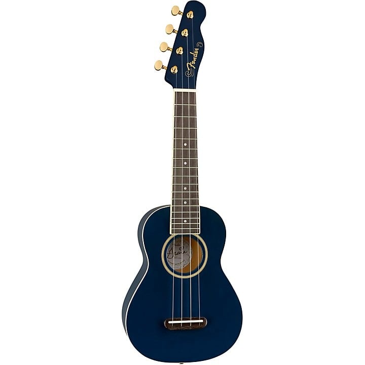 Fender Grace VanderWaal Moonlight Soprano Ukulele - Navy Blue 5