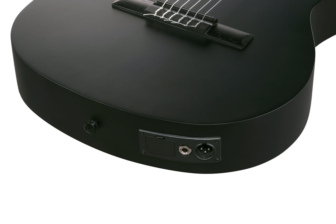 Ibanez GA621BOT Classical Acoustic Electric Guitar - Black Out 4