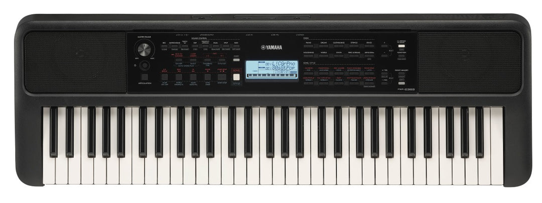 Yamaha PSRE383 61-Key Portable Keyboard - With AC Adapter