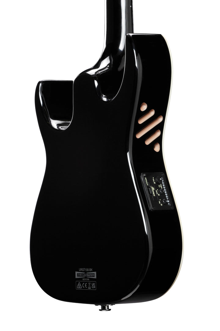 Ibanez URGT100BK Acoustic-Electric Tenor Ukulele - Black High Gloss 5