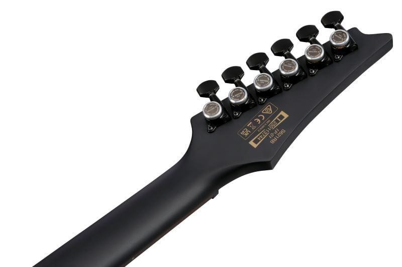 Ibanez S721RB Iron Label Electric Guitar - Black Flat 2