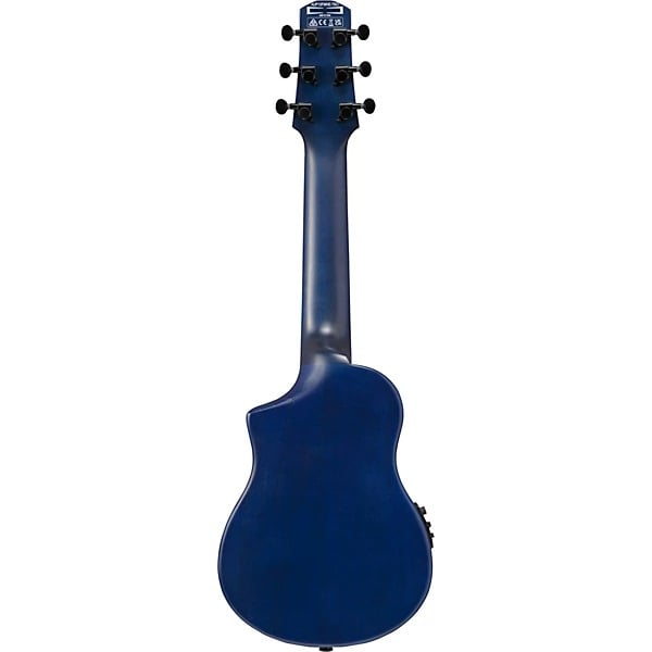 Ibanez AUP10N Nylon-String Piccolo Acoustic Electric Guitar - Transparent Blue Burst