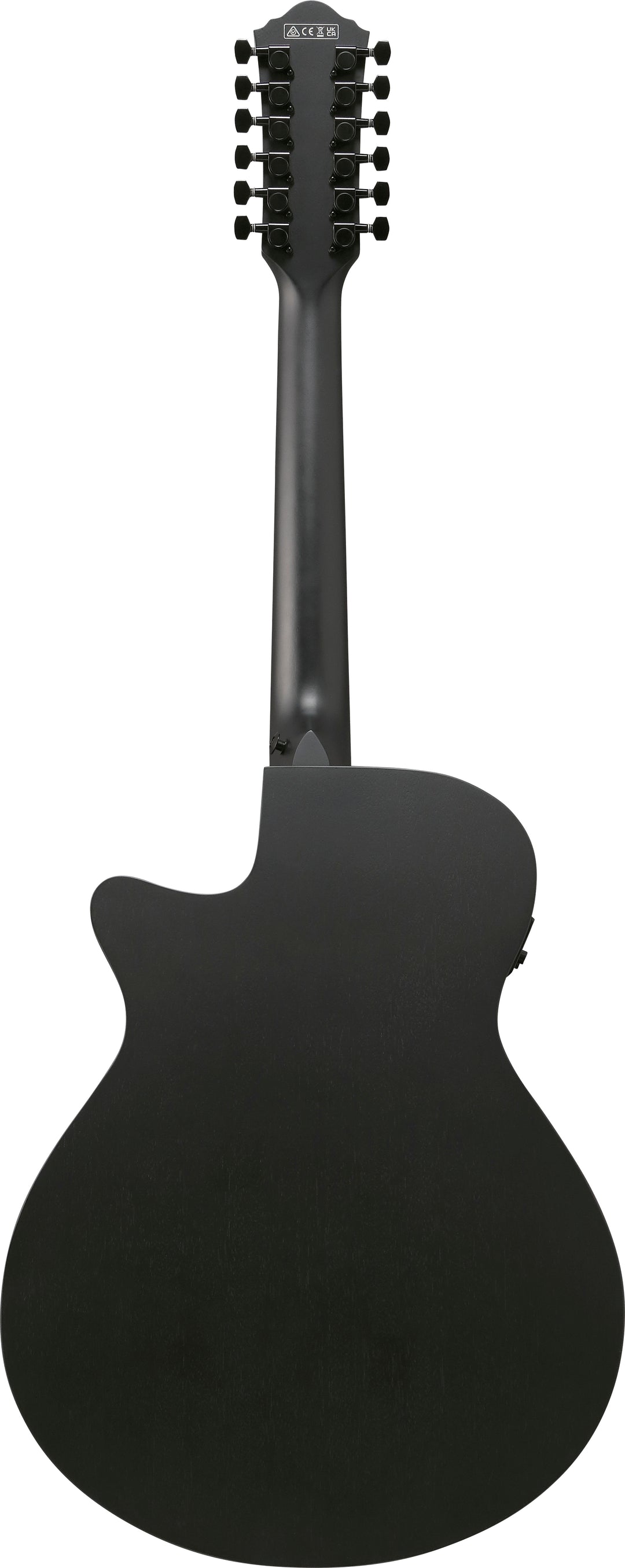 Ibanez AEG1221BOT Acoustic Electric Guitar 12-String Black Out