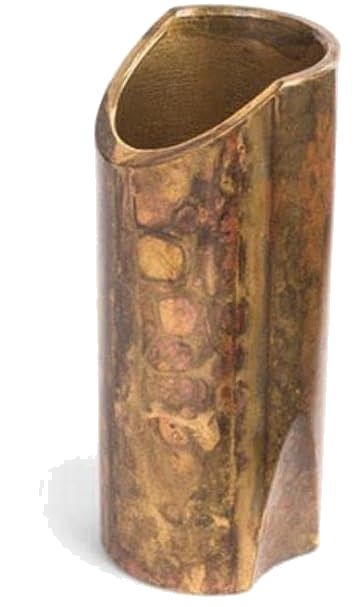 The Rock Slide Aged Brass Guitar Slide - Medium
