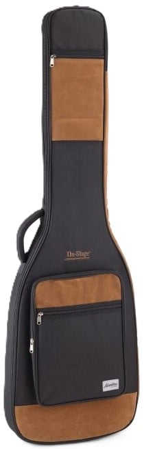 Onstage Adventure Series Bass Guitar Gig Bag - Black & Tan