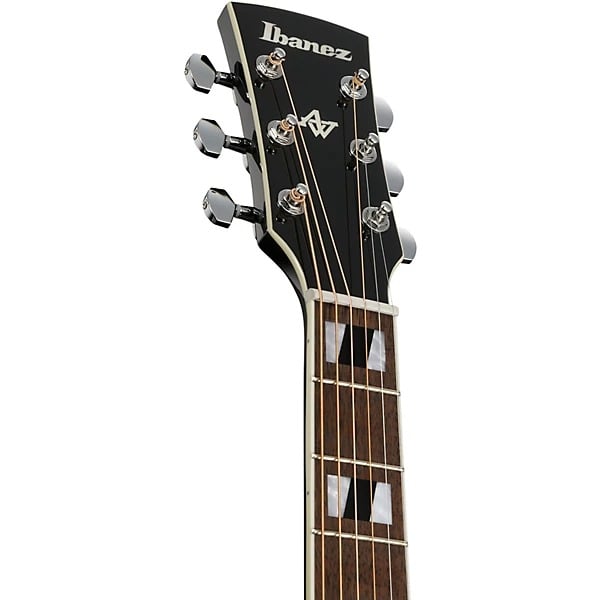 Ibanez AJ70M1EBK Jumbo Acoustic Electric Guitar - Black High Gloss 6