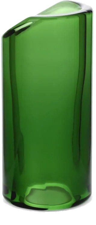 The Rock Slide Green Glass Guitar Slide - Medium 2