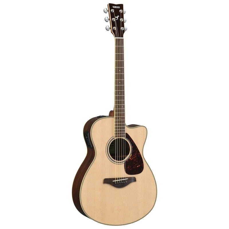 Yamaha FSX830C Concert Cutaway Acoustic-Electric Guitar - Natural 2