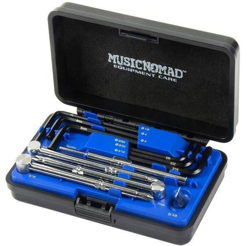 Music Nomad MN235 Premium Guitar Tech Truss Rod Wrench set - 11 pc