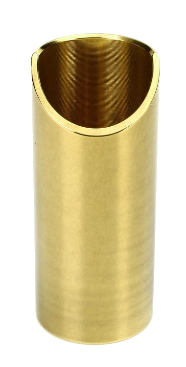 The Rock Slide Polished Brass Guitar Slide - Extra Large