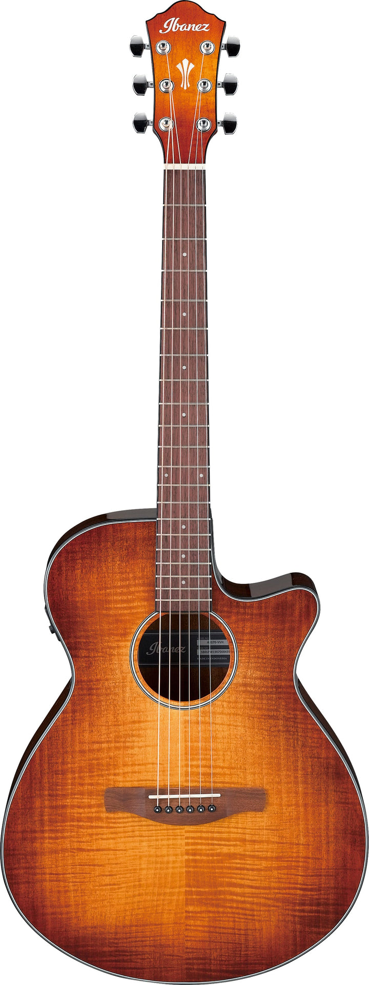 Ibanez AEG70VVH Acoustic Electric Guitar (Vintage Violin) 2