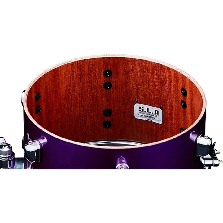 Tama S.L.P. Mod Bubinga Clay Aeschliman Signature Snare Drum - Galactic Purple 2