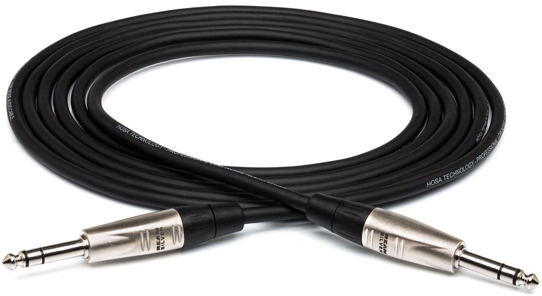 Hosa HSS-020 Pro Balanced Interconnect Cable - REAN 1/4\" TRS (20ft)