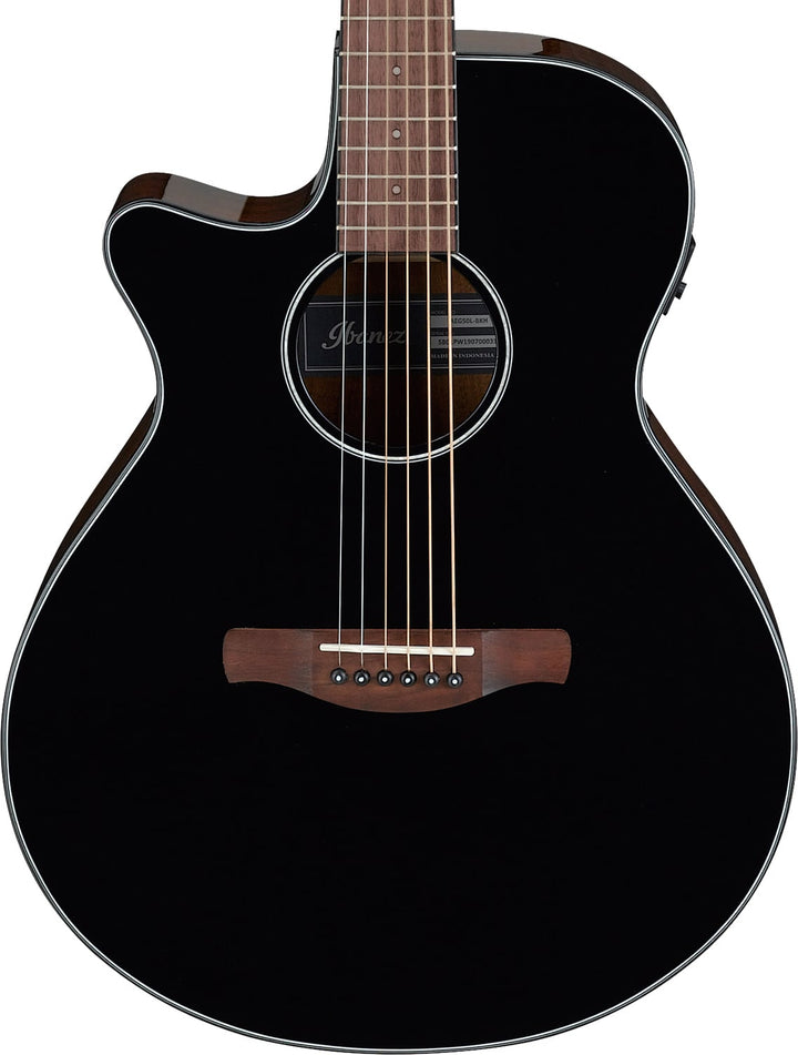 Ibanez AEG50LBKH Acoustic-Electric Left-Handed Guitar (Black)