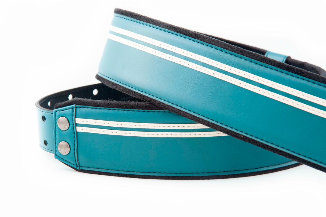 RightOn! Mojo Vegan Guitar Strap - Race Teal