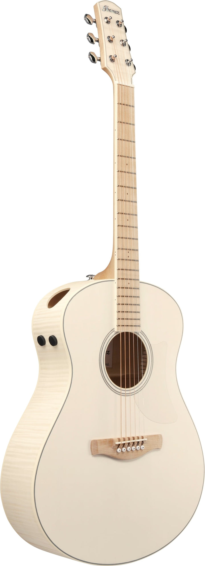 Ibanez AAM370EOAW Advanced Auditorium Acoustic Electric Guitar - Antique White 7