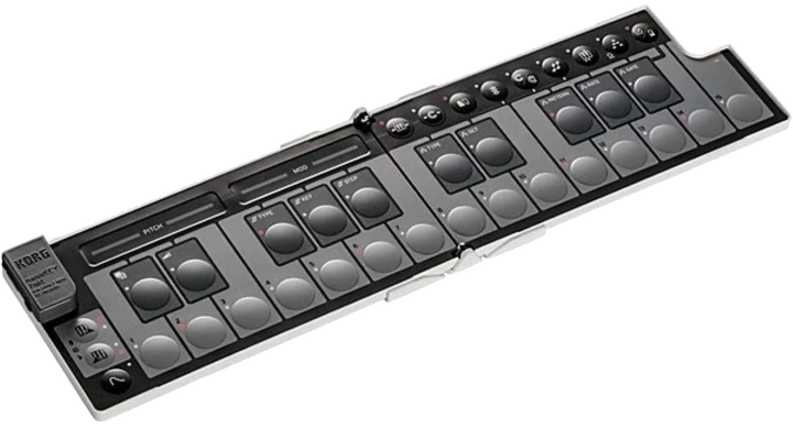 Korg nanoKEY Foldable MIDI Keyboard  - White