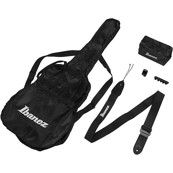 Ibanez IJVC50OPN Concert Acoustic Guitar Package with Accessories - Open Pore Natural