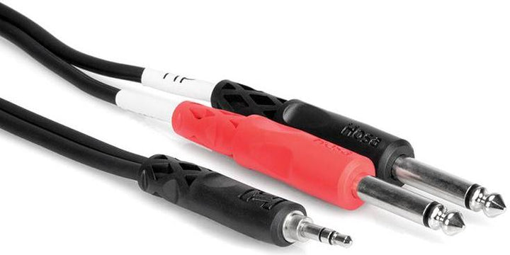 Hosa CMP159 10-ft Cable (3.5mm (Male Stereo) - (2)1/4 (Male Mono))