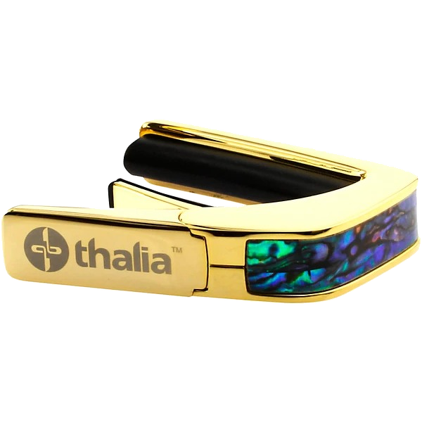 Thalia Capo - 24K Gold Finish with Blue Abalone Inlay 3