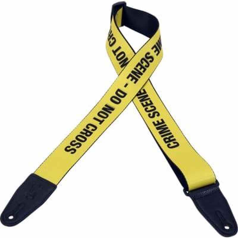 Levys 2 Inch Crime Scene Guitar Strap