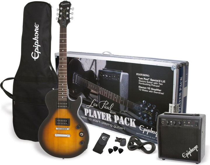 Epiphone Les Paul Electric Guitar Player Pack (Vintage Sunburst)