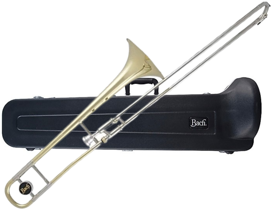 Bach BTB201 Bb Trombone - Yellow Brass Lacquer