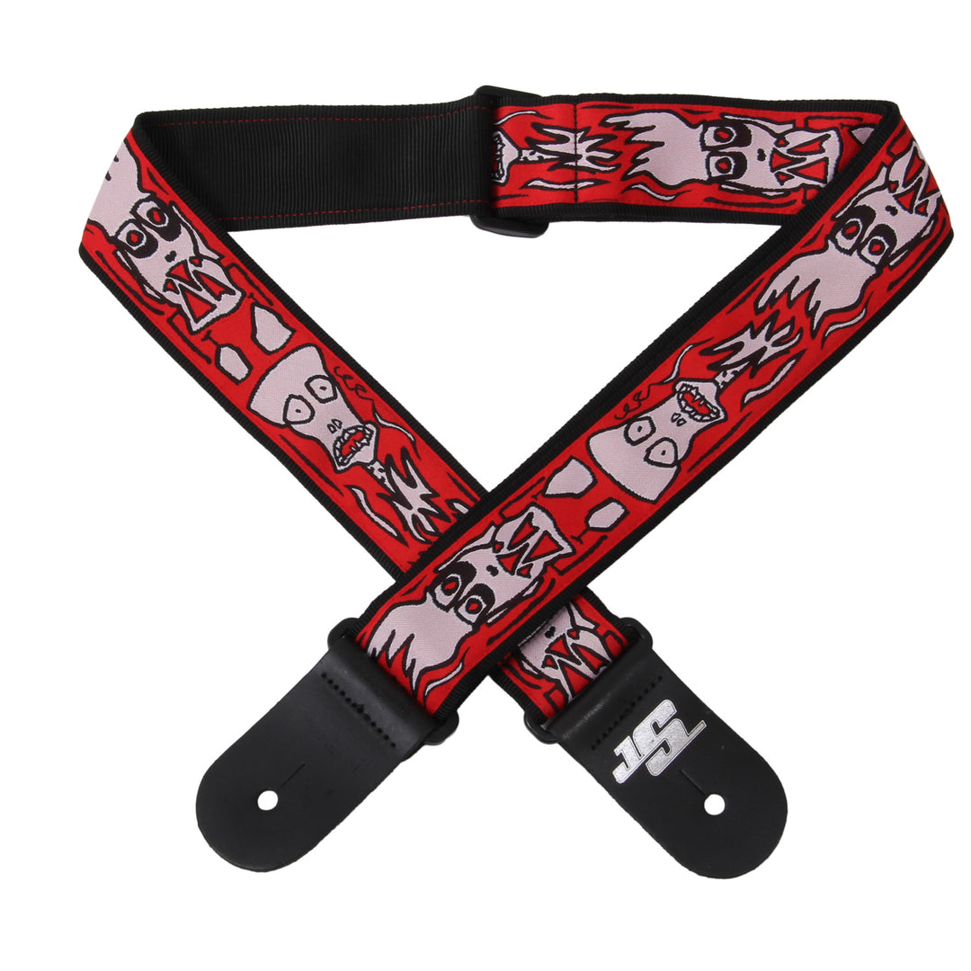 Planet Waves 50JS02 Joe Satriani Guitar Strap Up in Flames