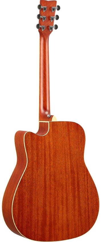 Yamaha FGC-TA TransAcoustic Dreadnought Acoustic-Electric Guitar - Brown Sunburst