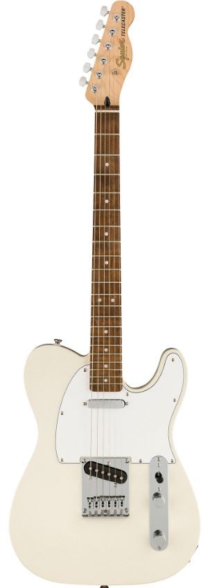 Squier Affinity Telecaster Laurel Neck Olympic White No Case 4