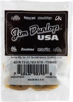 Dunlop Ultex Pick Pack .73 (72 Pack)
